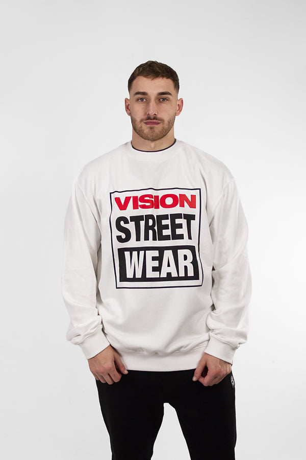 Buzo Vision Oversize Classic White Rustico