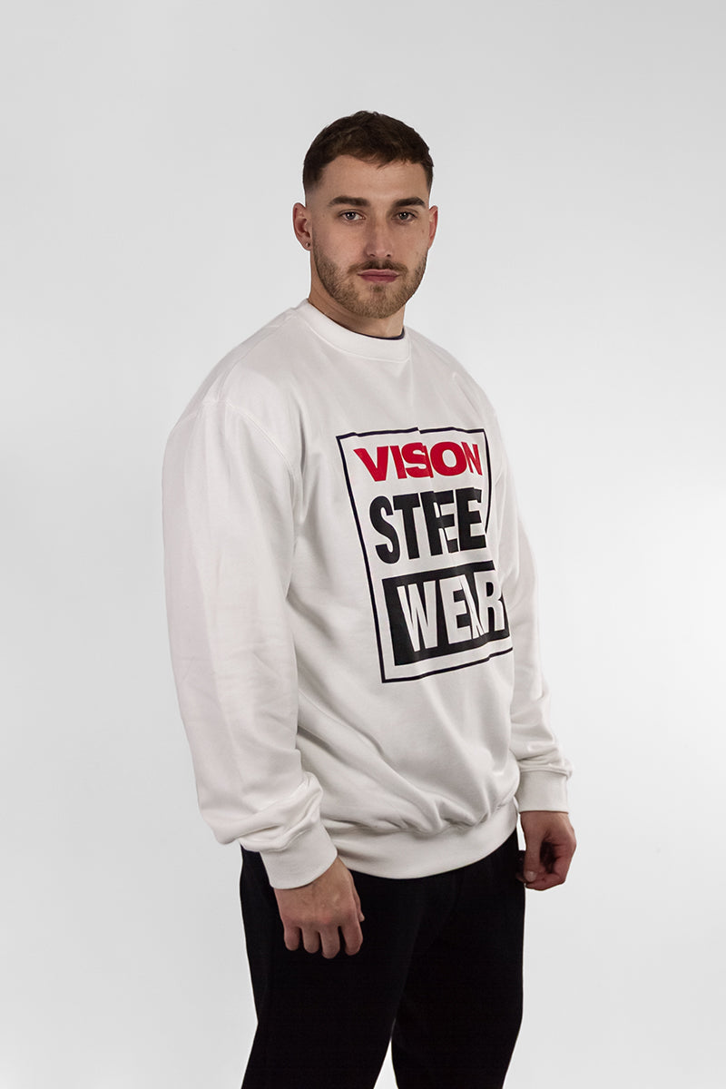 Buzo Vision Oversize Classic White Rustico