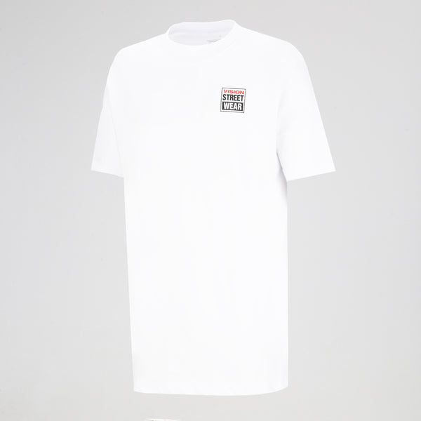 Remera Vision H Long Black White
