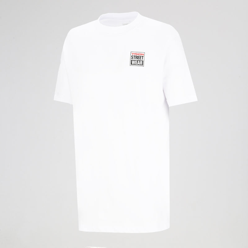 Remera Vision H Long Black White