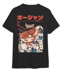 Remera Ocn H Orian Negro 701K4 RELAX