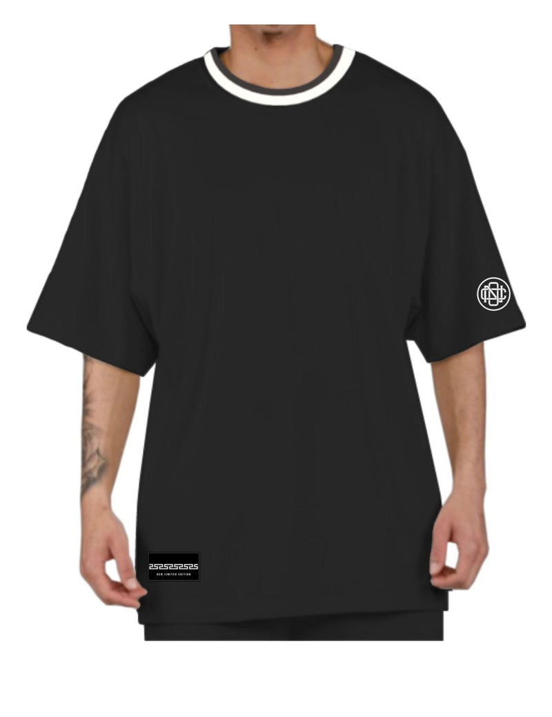 Remera Ocn H K-Neck Negro 7011A