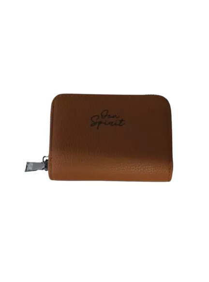 Billetera Ocn M Kia Mini Tarjetero Imp Marrón