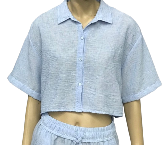 Camisa Ocn M Lina Celeste 718