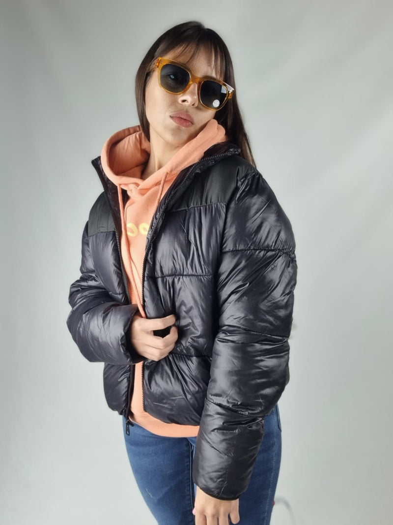 Campera Ocn M Puffer Blend Negro