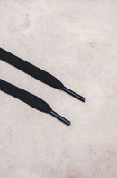 Cordones Shoter Flat Negro