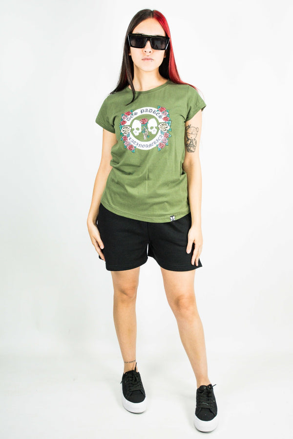 Remera Dos Padres M 2 Fathers Classic Circle Insti Rose Verde