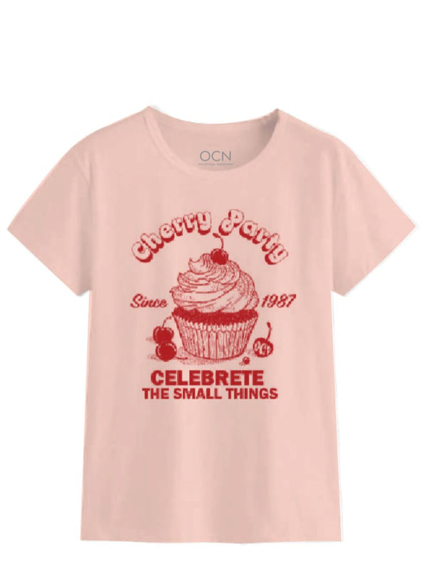 Remera Kids Ocn Alice Rosa Q0