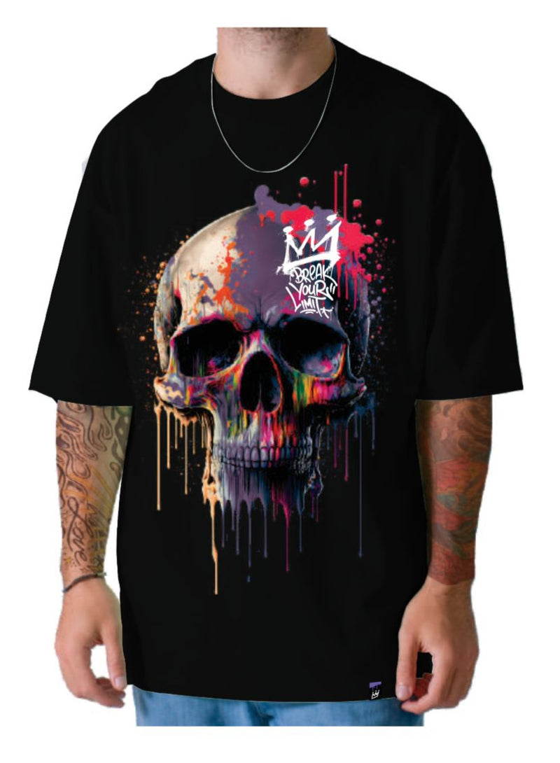 Remera King Of Art Hombre Urban Shirt Negro Z4