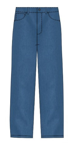 Jean Mormaii Mujer Straight Azul 716