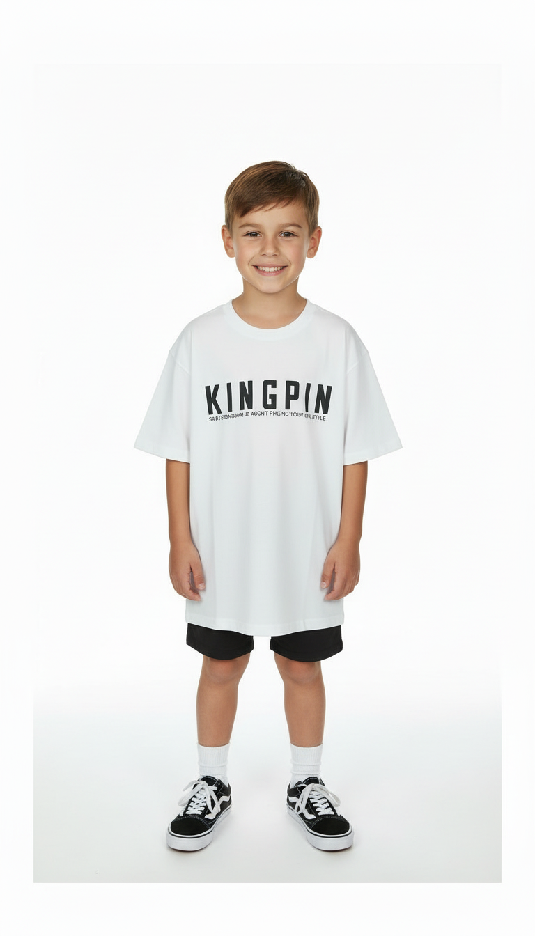 Remera Kingpin Kids Blanco