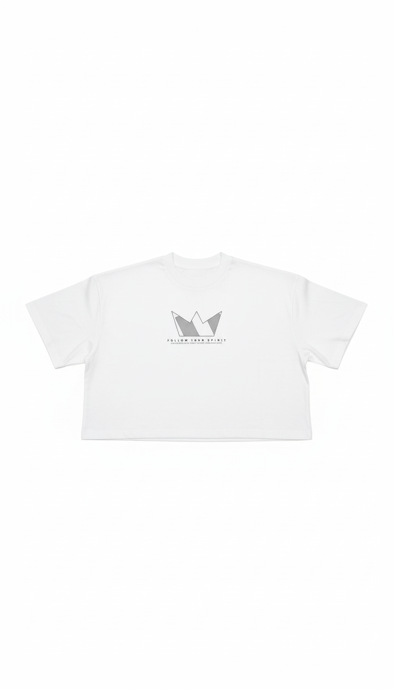 Remera Kingpin Boxy Blanco