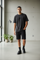 Remera Ocn Cracked Wash Negro