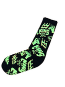 Medias King Of Art H C/T Larga Koa Negro Pack x1 Par