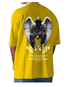 Remera King Of Art H Urban Shirt Amarillo 7J8H1