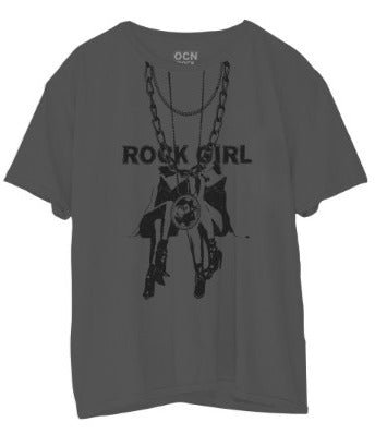 Remera Ocn M Rebel Gris Oversize 7F2V7