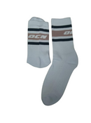 Medias Ocn H Tenis C/T Blanco Pack x1 Par