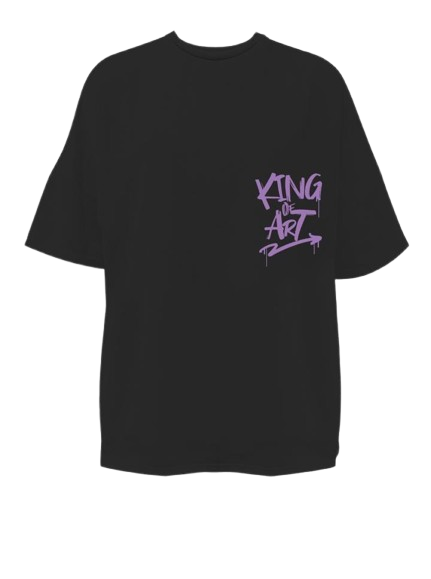 Remera King Of Art H Housten Negro 7019L