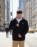 Campera Ocn Zipper Negro