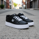 Zapatilla Dc Mujer Manteca Plataforma