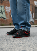 Zapatillas Dc Court Graffik Negro Rojo