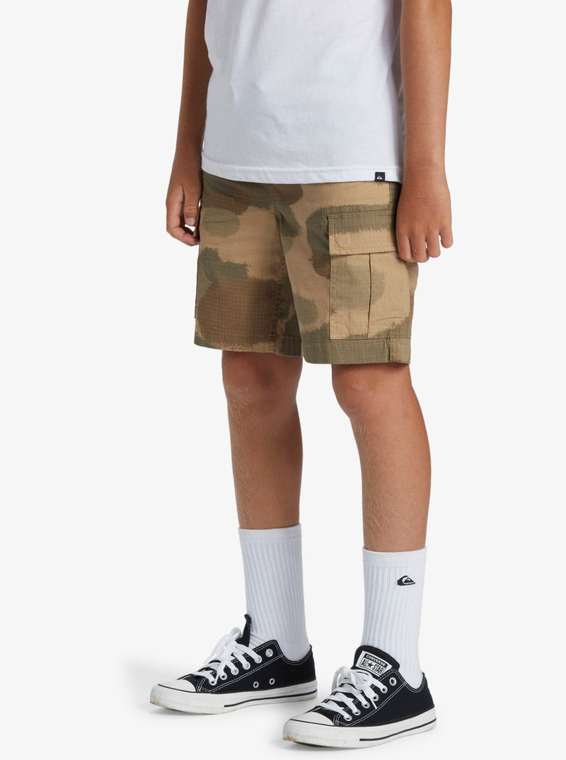 Bermuda Walkshort Quiksilver Taxer Cargo Beige KIDS