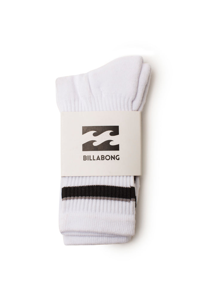 Media Billabong  3/4 Line Socks Blanco 🧦 Pack X1