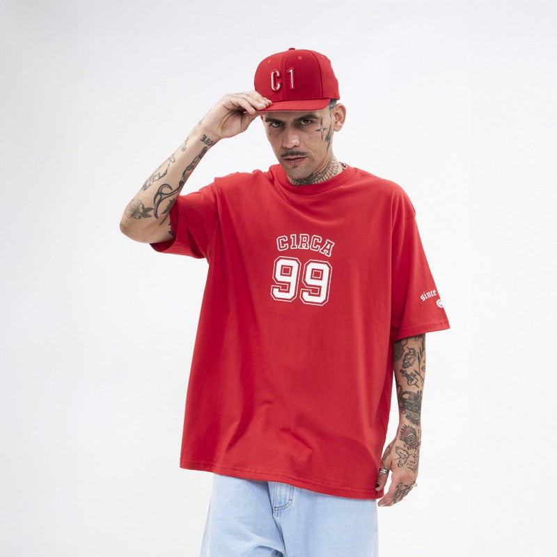 Remera Circa Bucker Tee Oversize Red