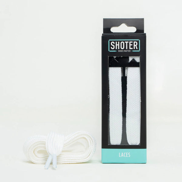 Cordones Shoter Wide Blanco