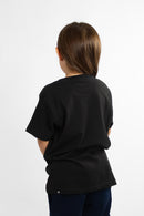 Remera Circa Kids Varsity Tee Black Negro