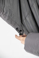 Campera Dc H Puffer Gris Oscura