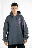 Buzo Dc H Canguro Open Wide (Gris Oscuro)