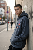 Buzo Dc Open Wide Gris Oscuro