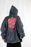 Buzo Dc H Canguro Open Wide (Gris Oscuro)