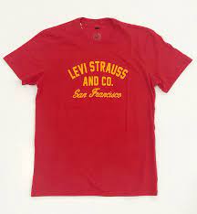 Remera Levis Hombre Graphic Set In Neck Fiery Red
