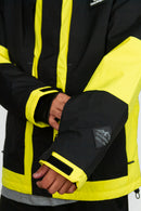 Campera de Nieve Ocn Snow Importado Negro/Amarillo