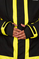 Campera de Nieve Ocn Snow Importado Negro/Amarillo