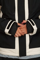 Campera de Nieve Ocn Snow Importado Negro/Beige