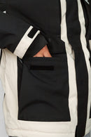 Campera de Nieve Ocn Snow Importado Negro/Beige