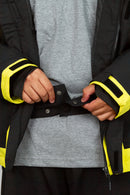 Campera de Nieve Ocn Snow Importado Negro/Amarillo