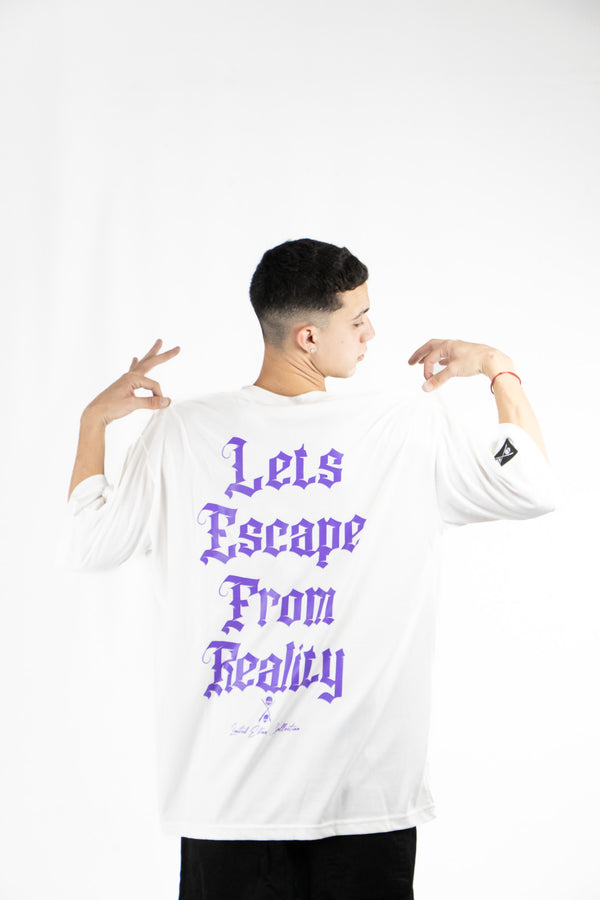 Remera Dos Padres Oversize Unisex Regular Logo 262 Blanco