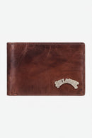 Billetera Billabong Leather Wallet Marron