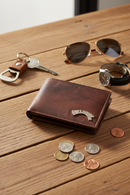 Billetera Billabong Leather Wallet Marron