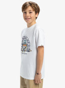 Remera Quiksilver Kids Ev Skull Feast Blanco