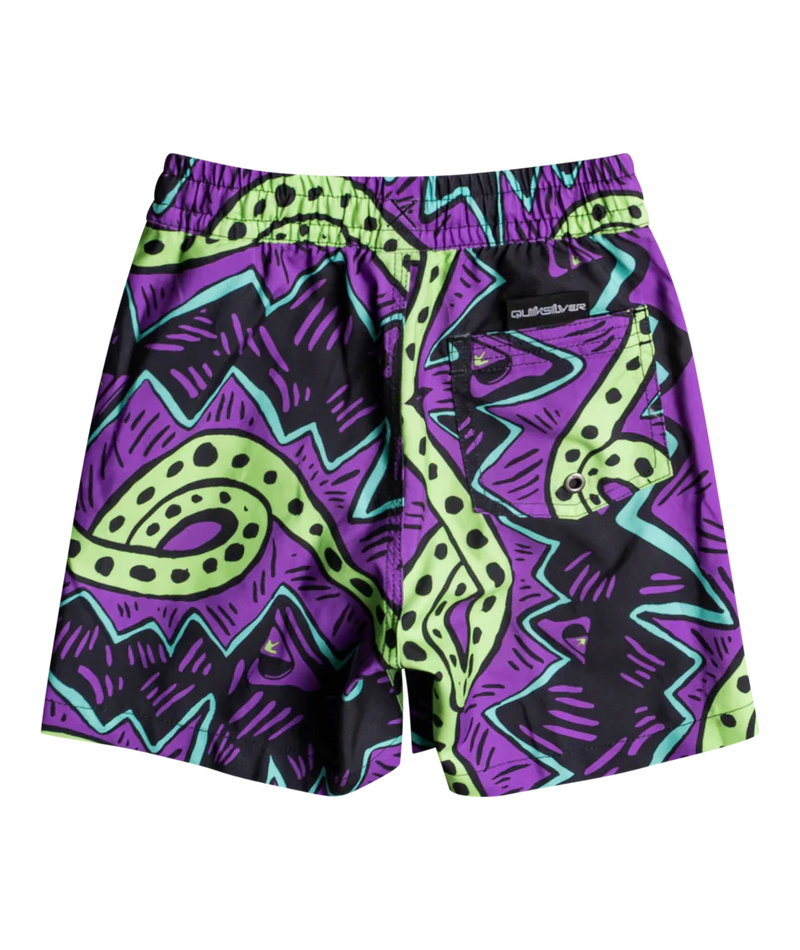 Short de Baño QUIKSILVER TB VOLLEY NEXT GEN KIDS VIOLETA PRINT