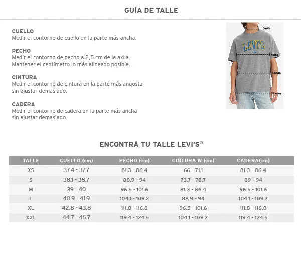 Remera Levis H Relaxed Vintage Tee (Embroidery ) Vinyard