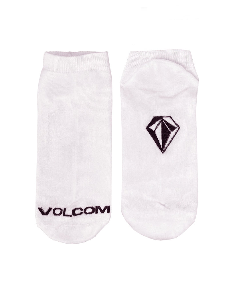 Medias Volcom Invisible Solid (O0) Pack x2