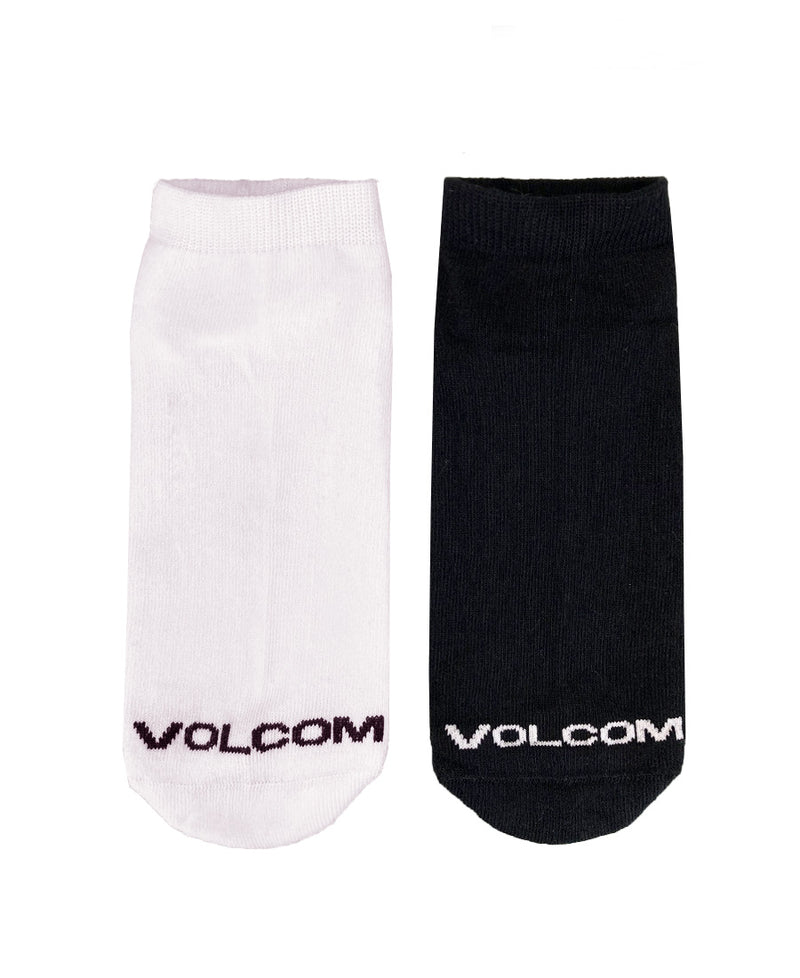 Medias Volcom Invisible Solid (O0) Pack x2