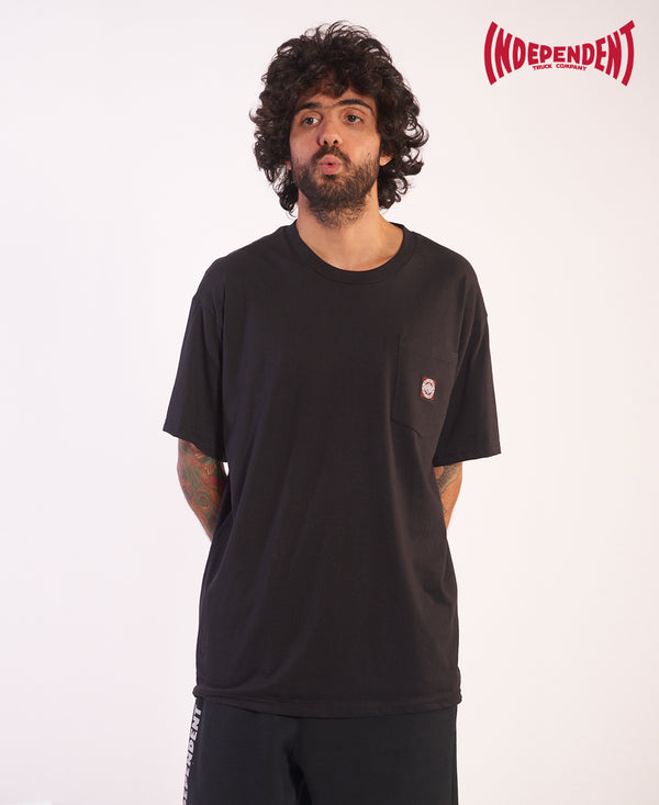 Remera Independent Te Btg Pocket Negro