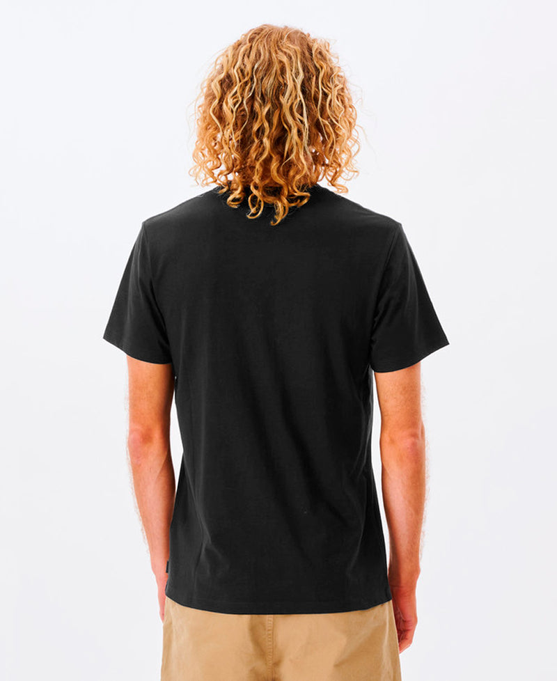 Remera Rip Curl Te Mc Plain Pkt L2 Negro